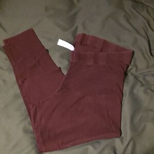 Old Navy Burgundy Leggings
